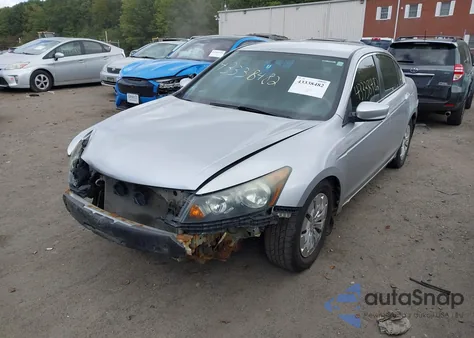 2010 Honda Accord 2.4 Lx из США, поврежденный, VIN 1HGCP2F31AA055477